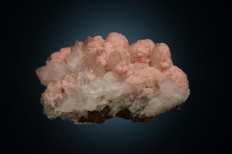 RHODOCHROSITE on QUARTZ